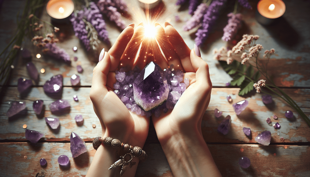 Kombination mit anderen Heilsteinen - Heilstein Amethyst – Fördert Klarheit und Spiritualität